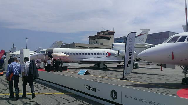 Dassault Falcon 8X at EVACE in Geneva