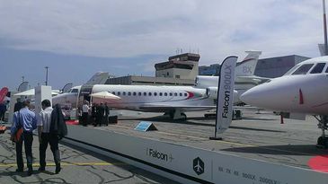 Dassault Falcon 8X at EVACE in Geneva