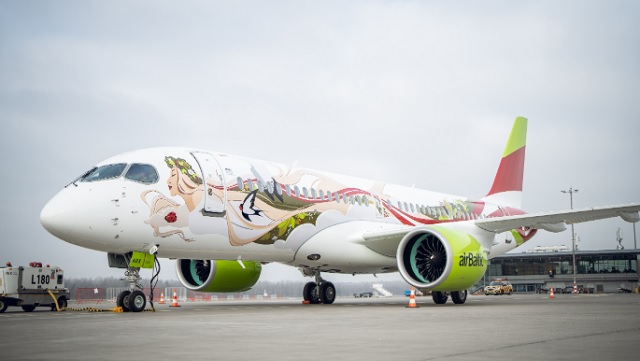 50th Airbus A220 Air Baltic